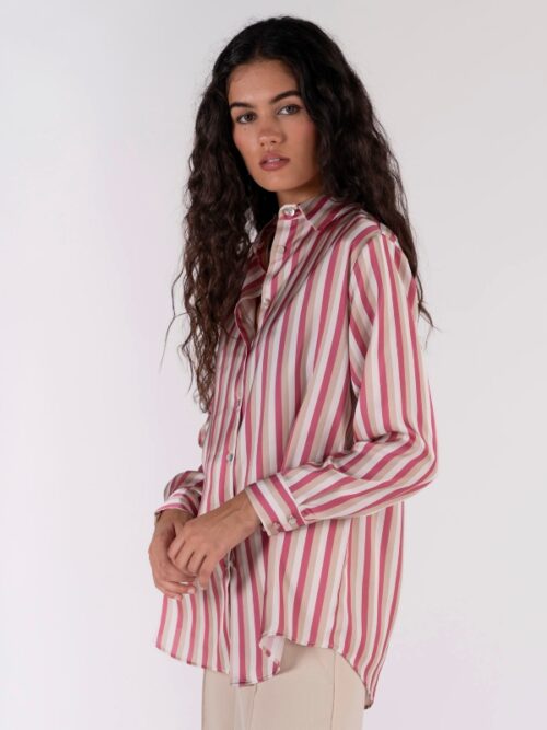 Camicia Righe Pink