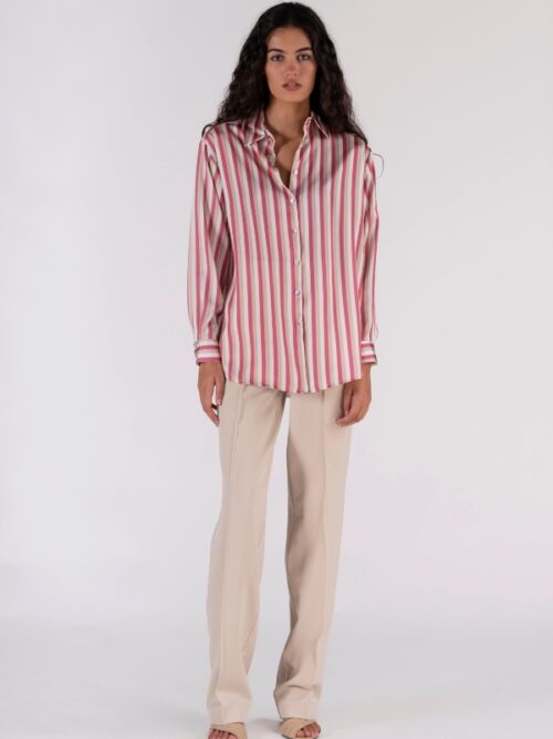 Camicia Righe Pink